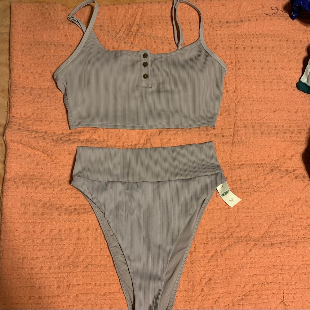 NWT AE Aerie Two Piece Swimsuit